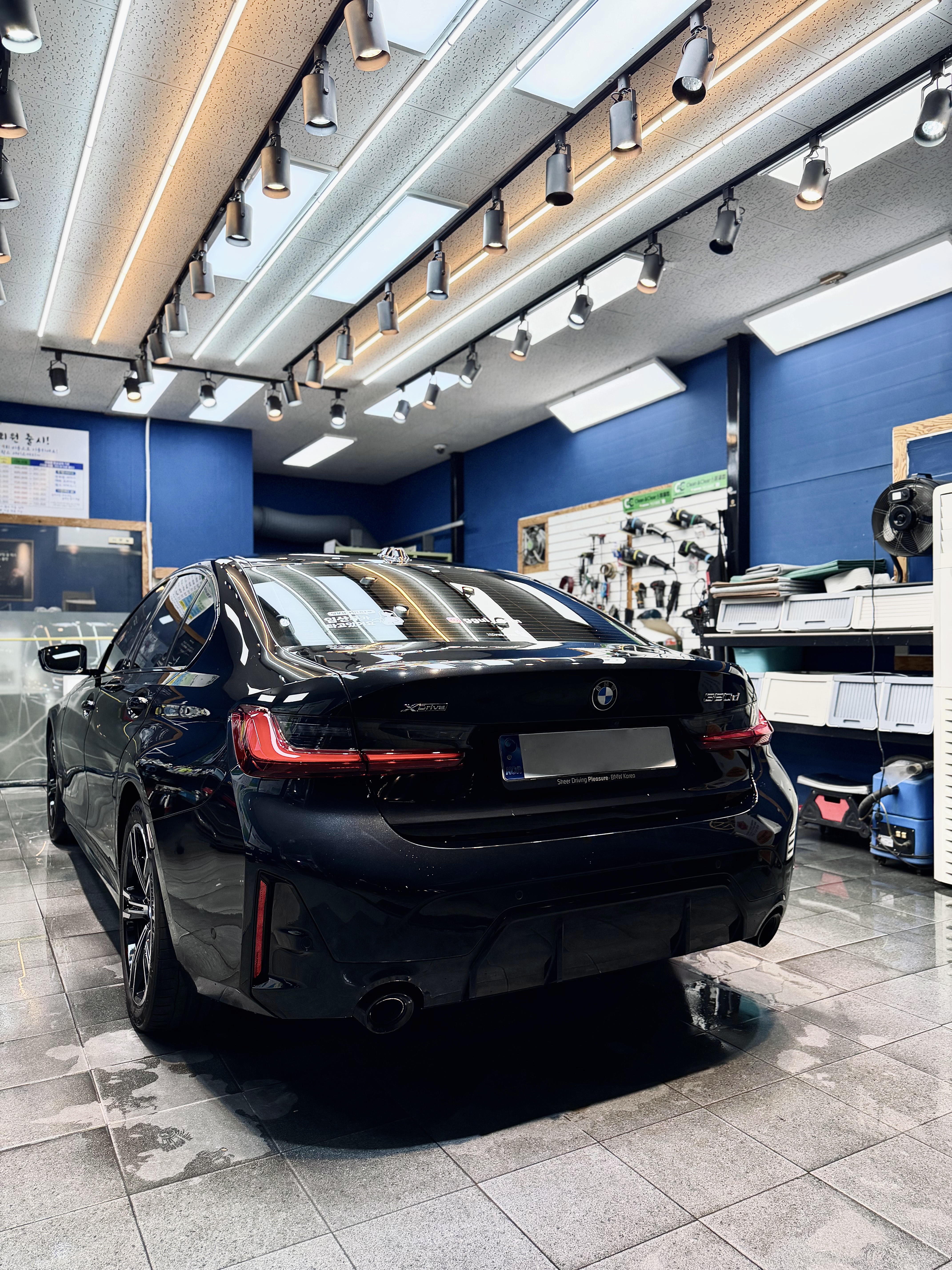 BMW 3시리즈 딥블랙 풀바디 글레이징